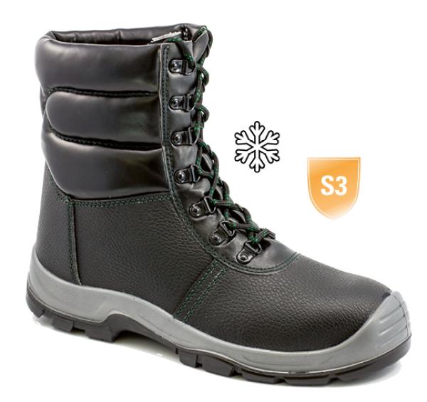 Sicherheitsstiefel Winterstiefel Arbeitsstiefel gefüttert S3 Basic Gr.47 8637